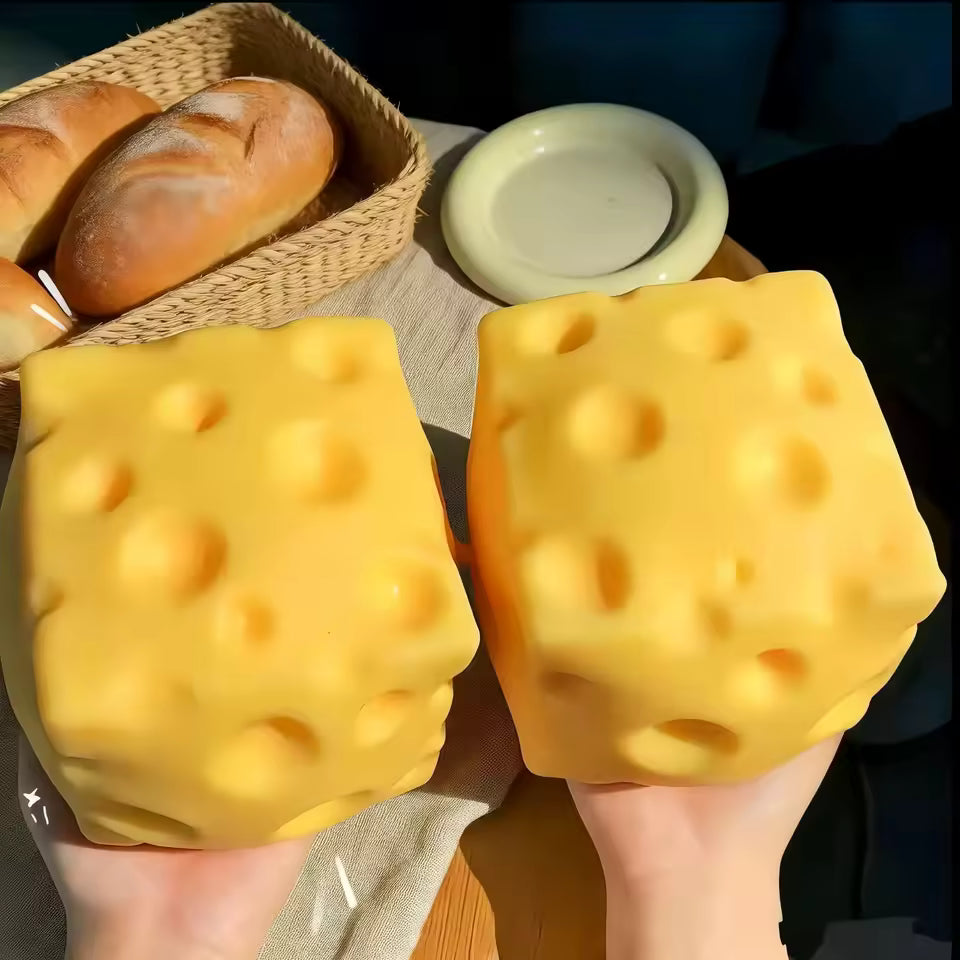 Giant Cheese Squeeze Stress Relief Toy