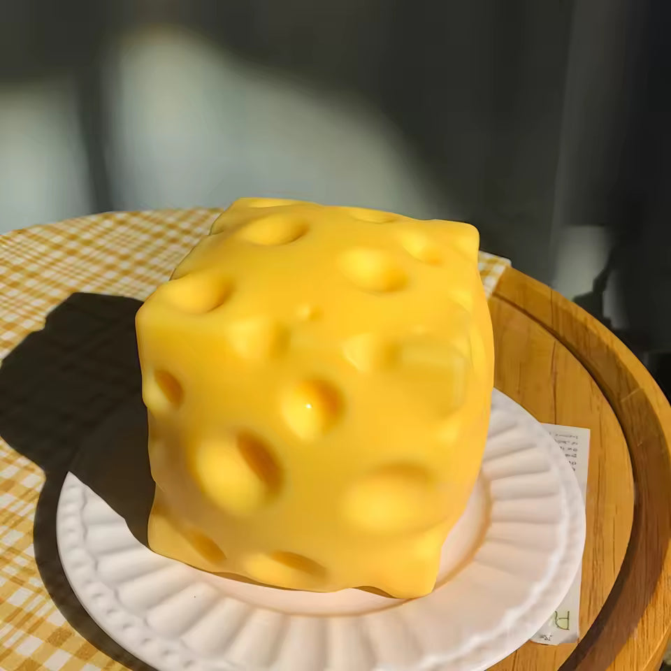Giant Cheese Squeeze Stress Relief Toy