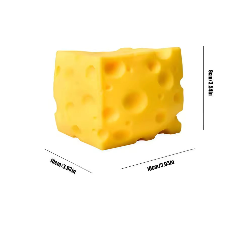 Giant Cheese Squeeze Stress Relief Toy