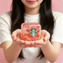 Starbucks Nee-Doh Nice Cube Super Solid Squishy Stress Relief Toy